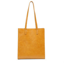 Genuine Leather Work Tote Bag