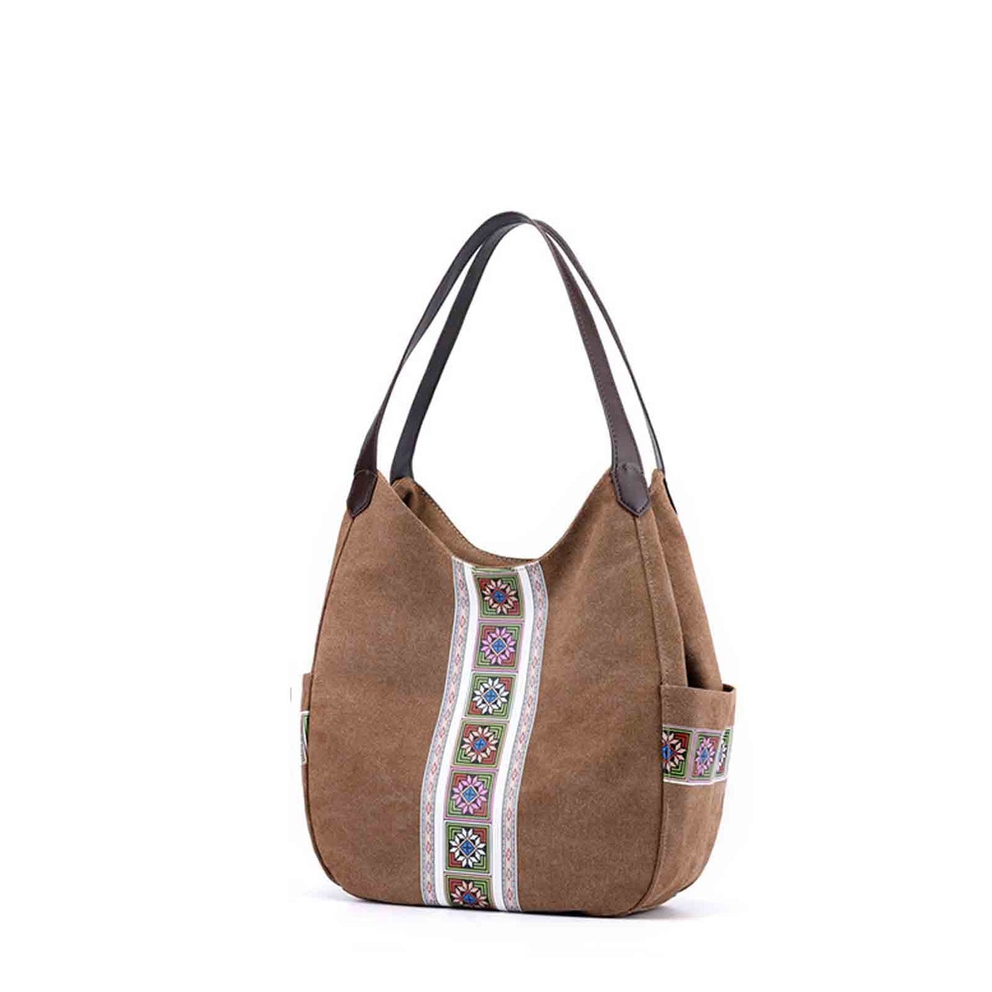 Elle Large Canvas Shoulder Bag