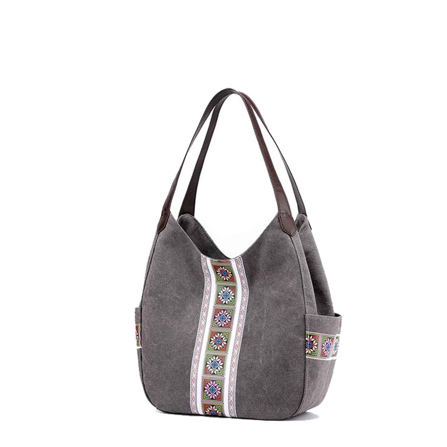Elle Large Canvas Shoulder Bag