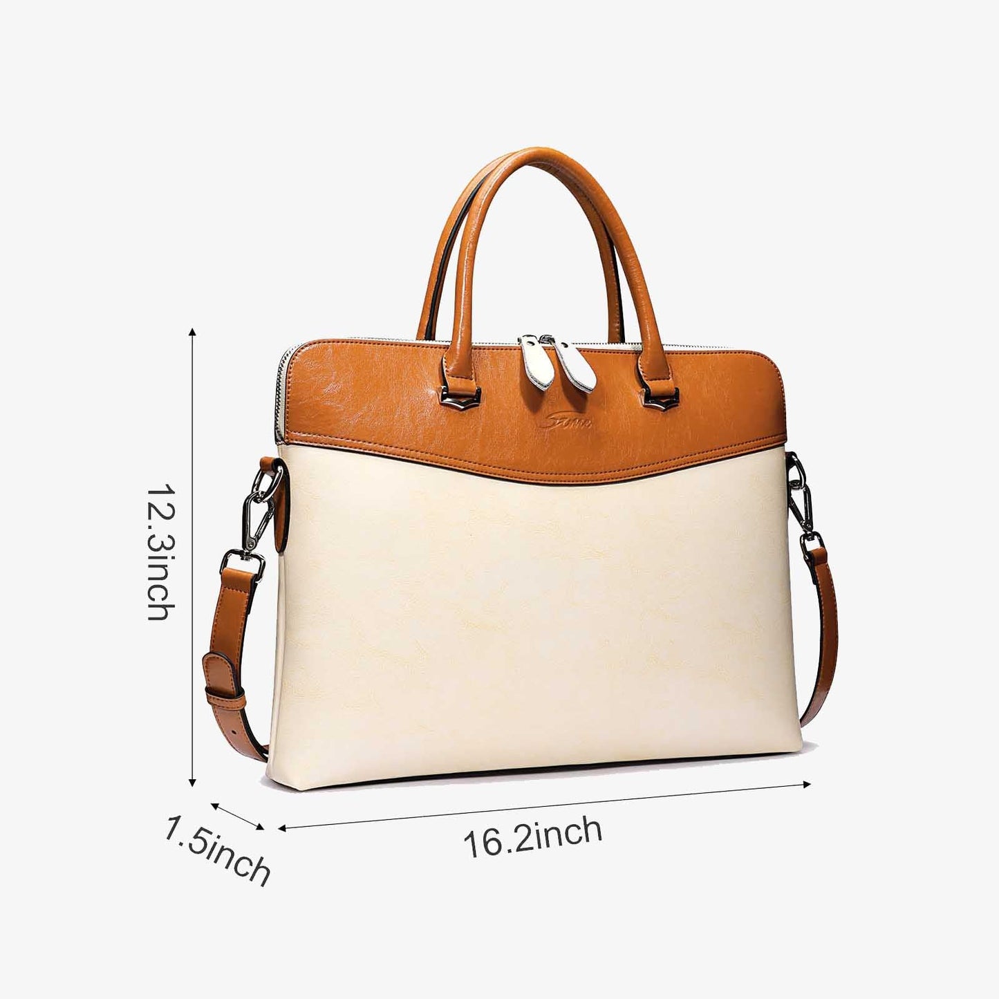 Genuine Leather Laptop Briefcase