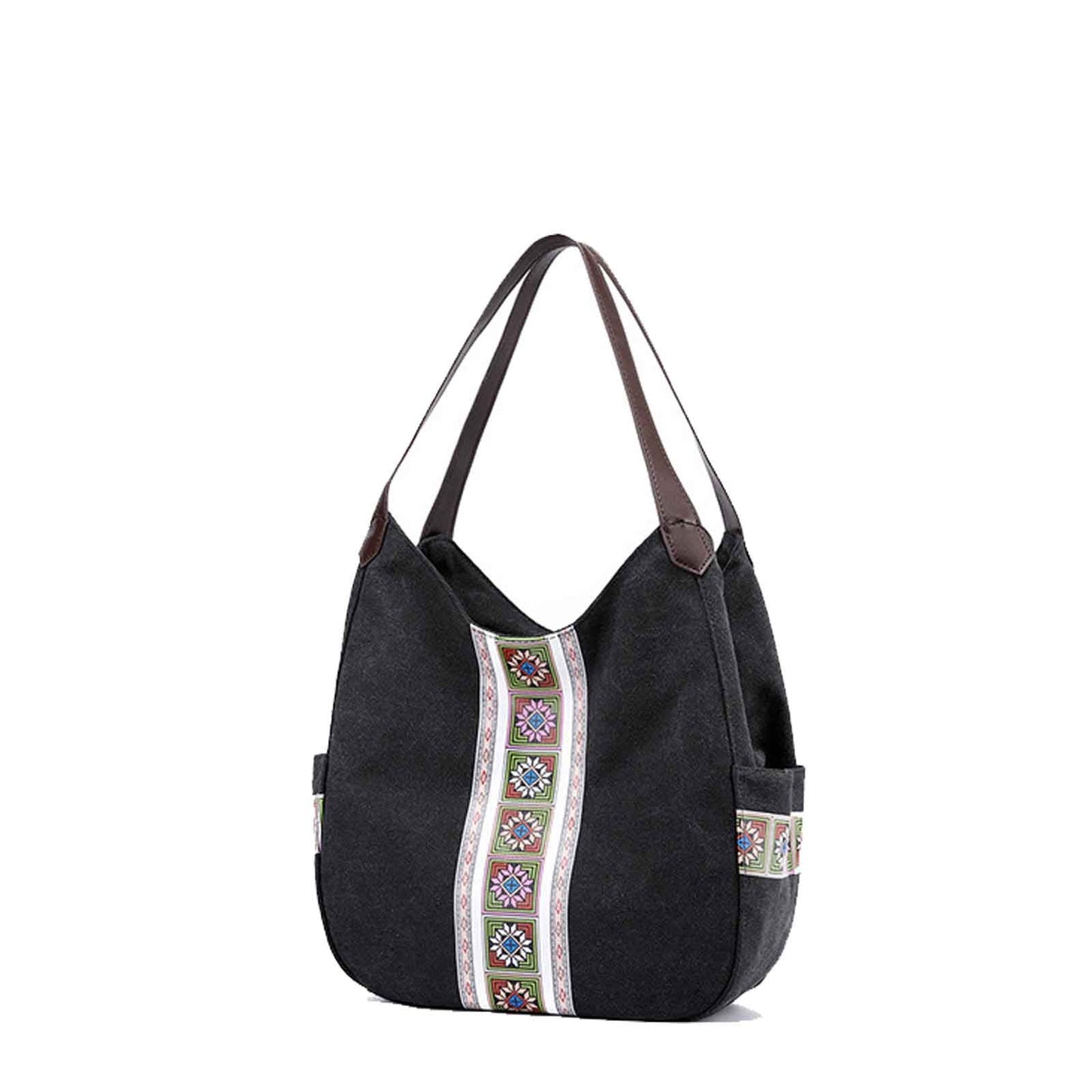 Elle Large Canvas Shoulder Bag