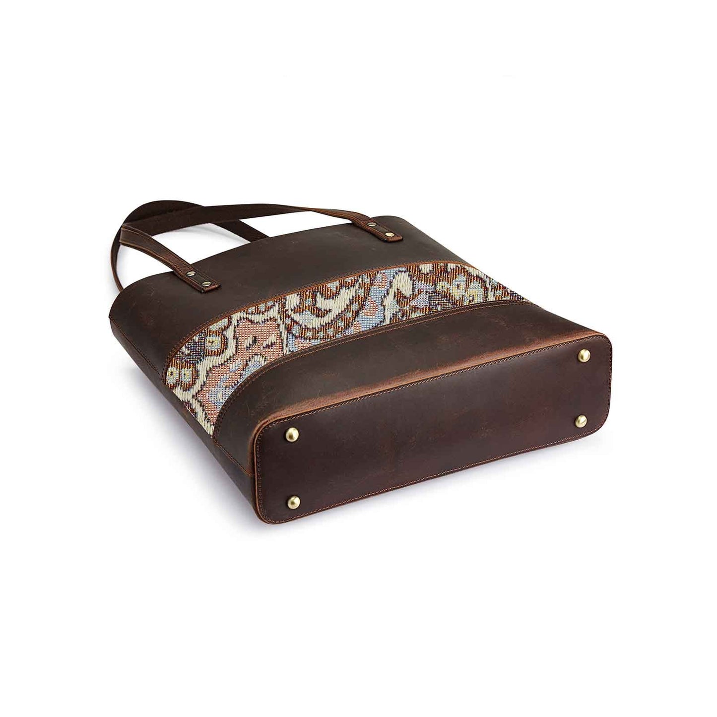 Genuine Leather Work Tote