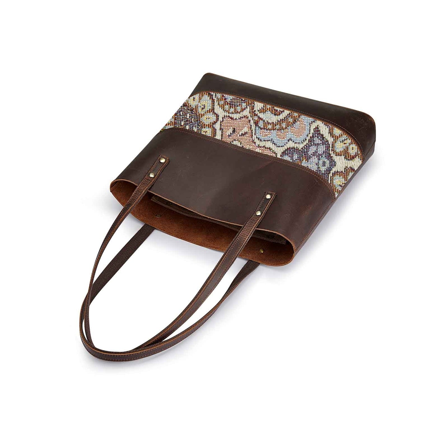 Genuine Leather Work Tote