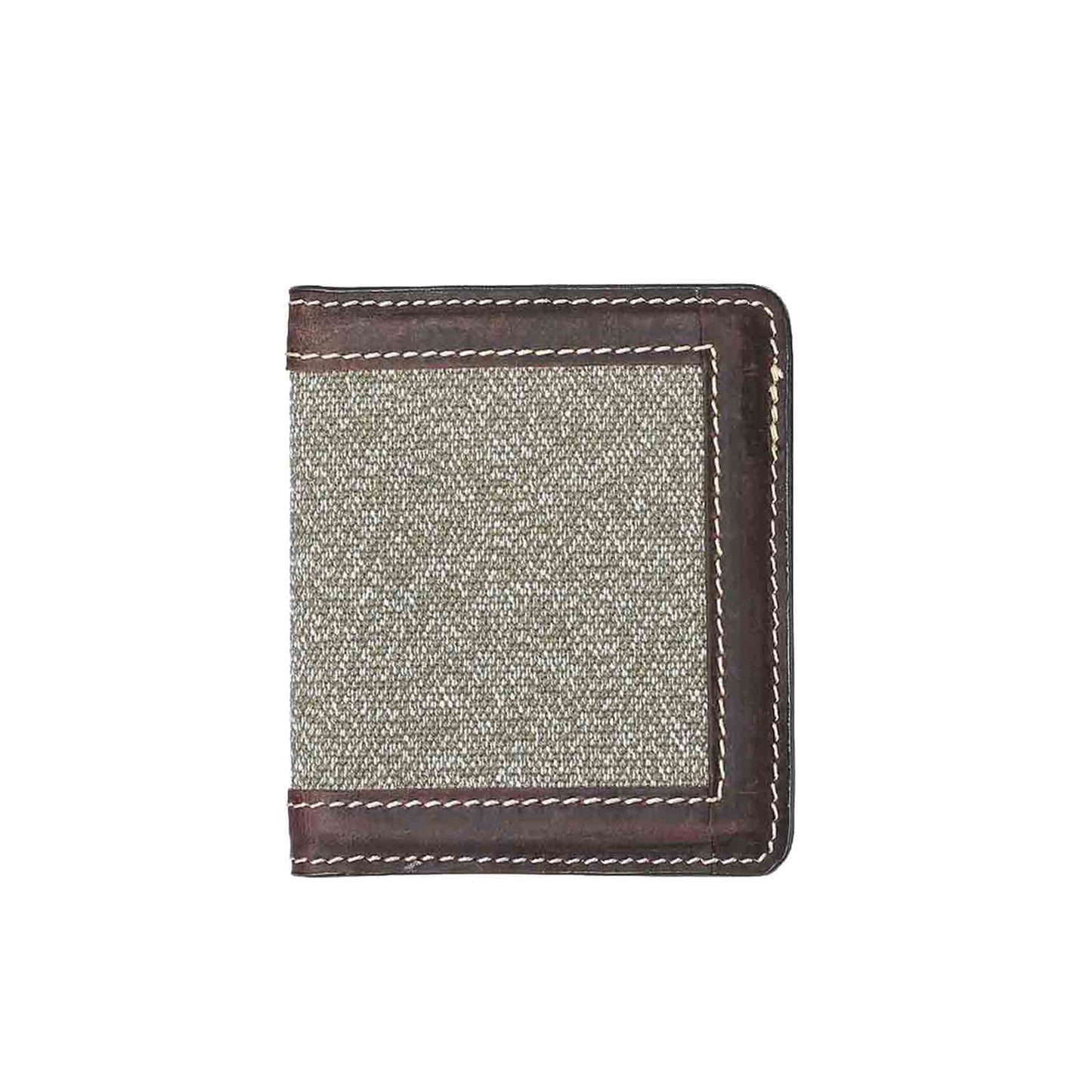 Canvas Zipper Closer Wallet
