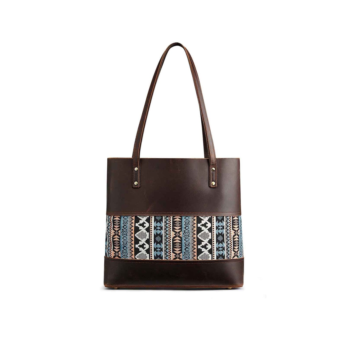 Genuine Leather Work Tote