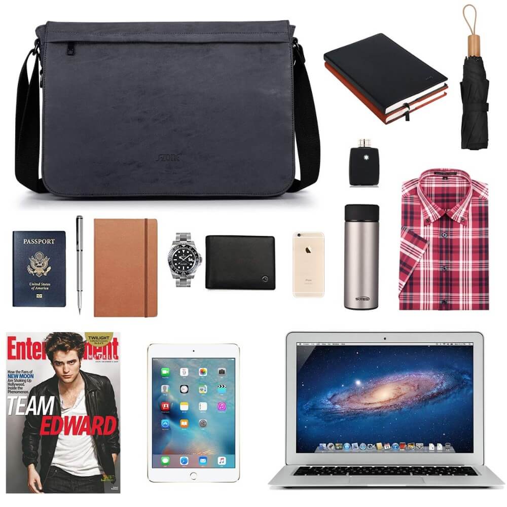 Canvas Laptop Messenger Bag