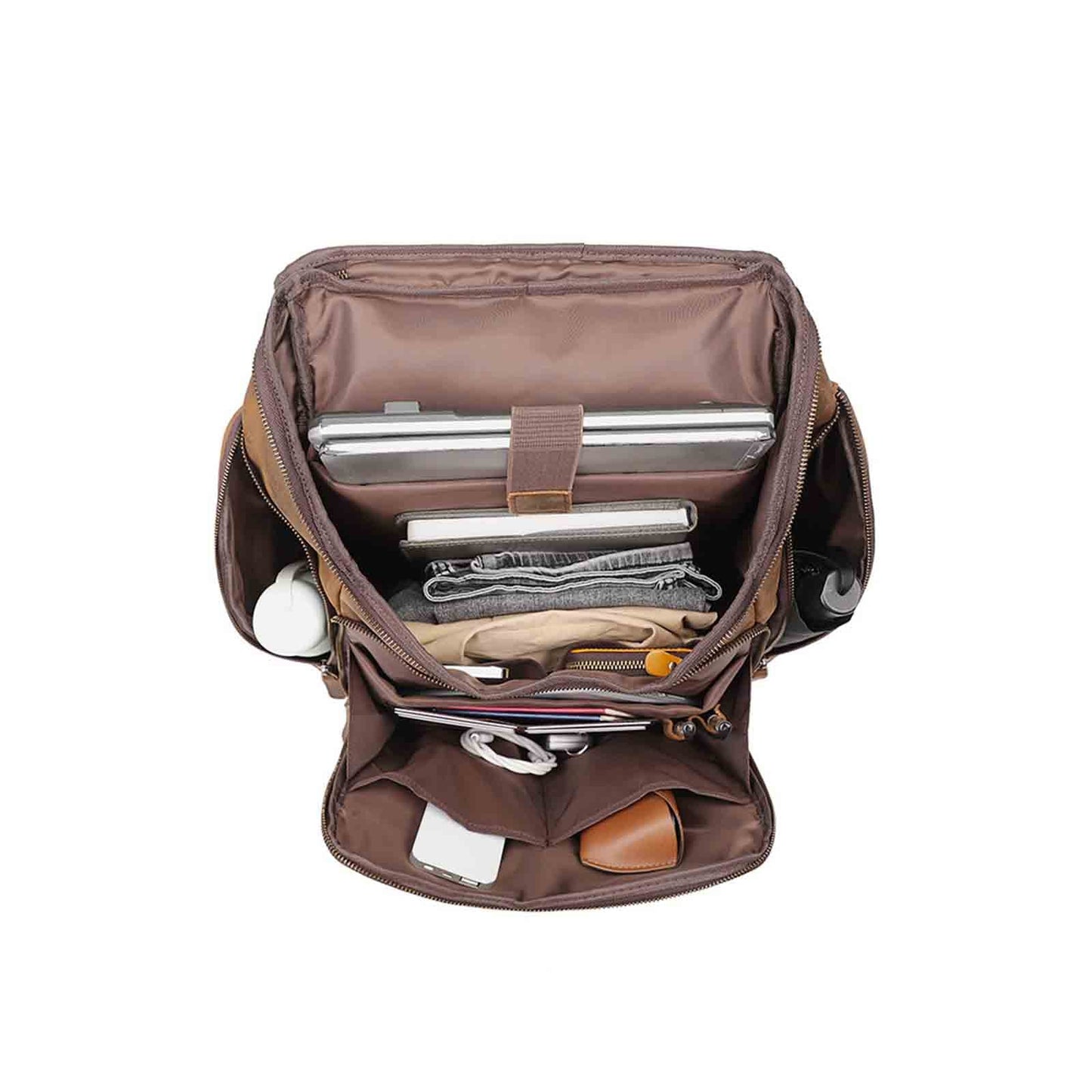 Comfortable Vintage Leather Backpack
