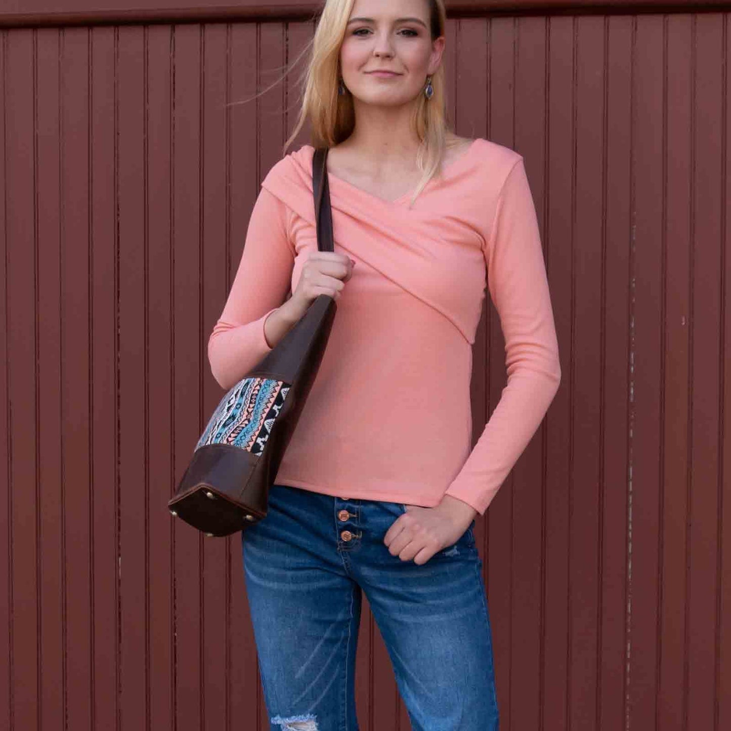 Genuine Leather Work Tote