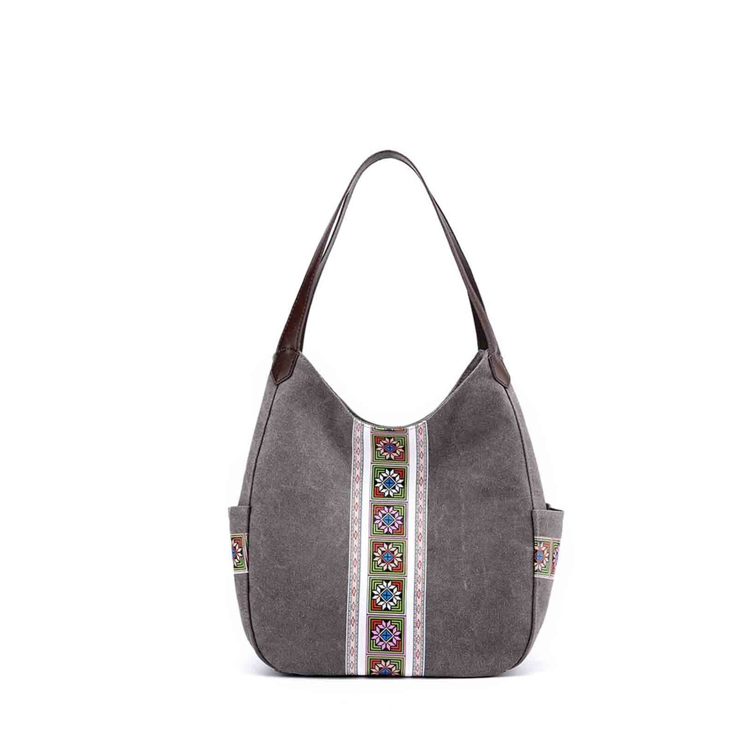 Elle Large Canvas Shoulder Bag