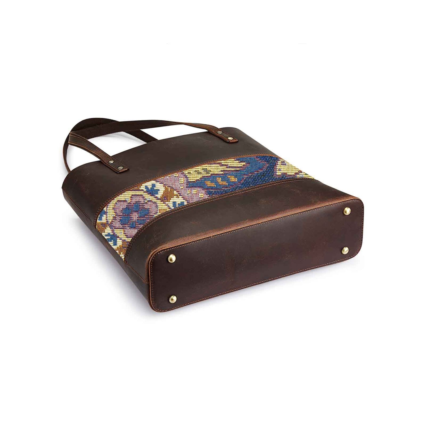 Genuine Leather Work Tote