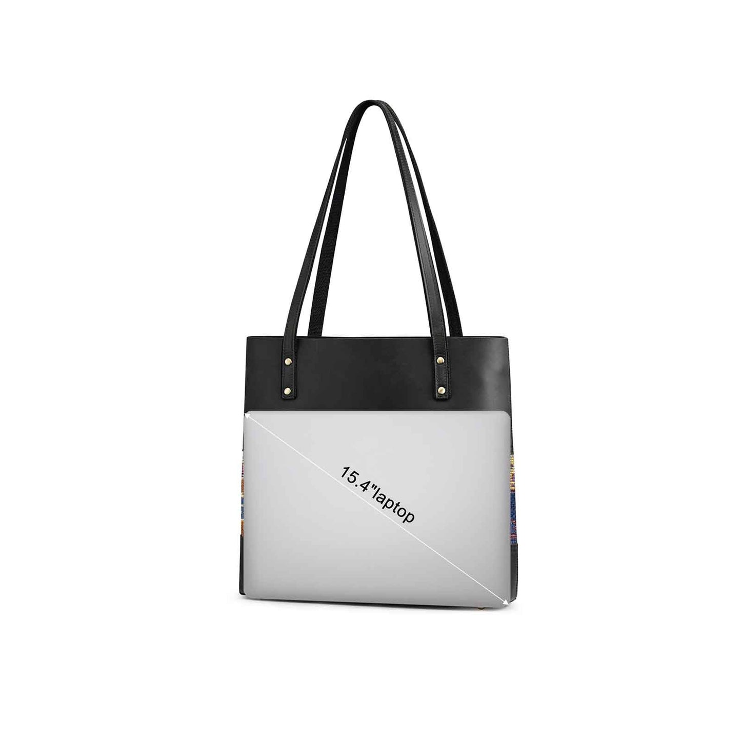 Genuine Leather Work Tote