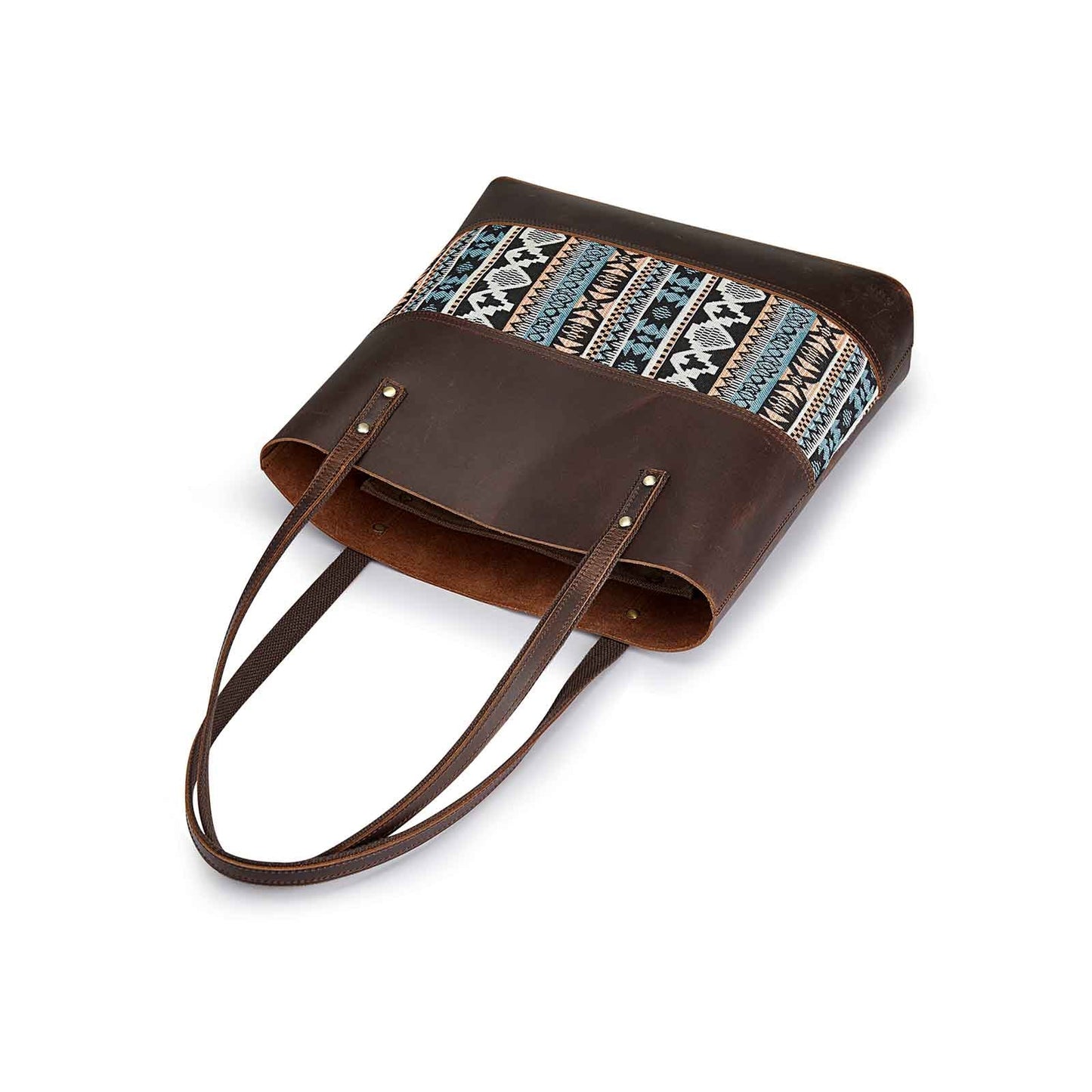 Genuine Leather Work Tote