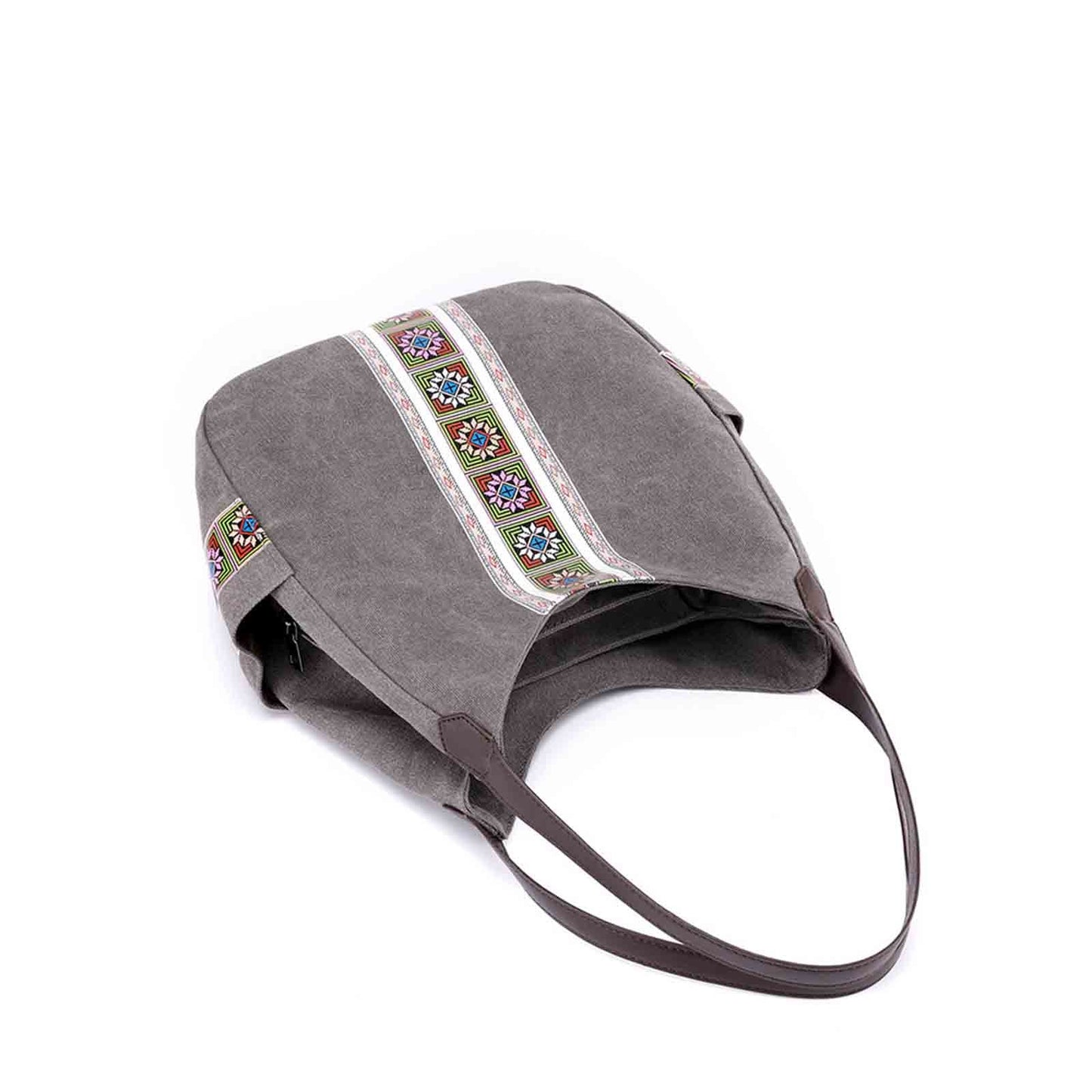 Elle Large Canvas Shoulder Bag