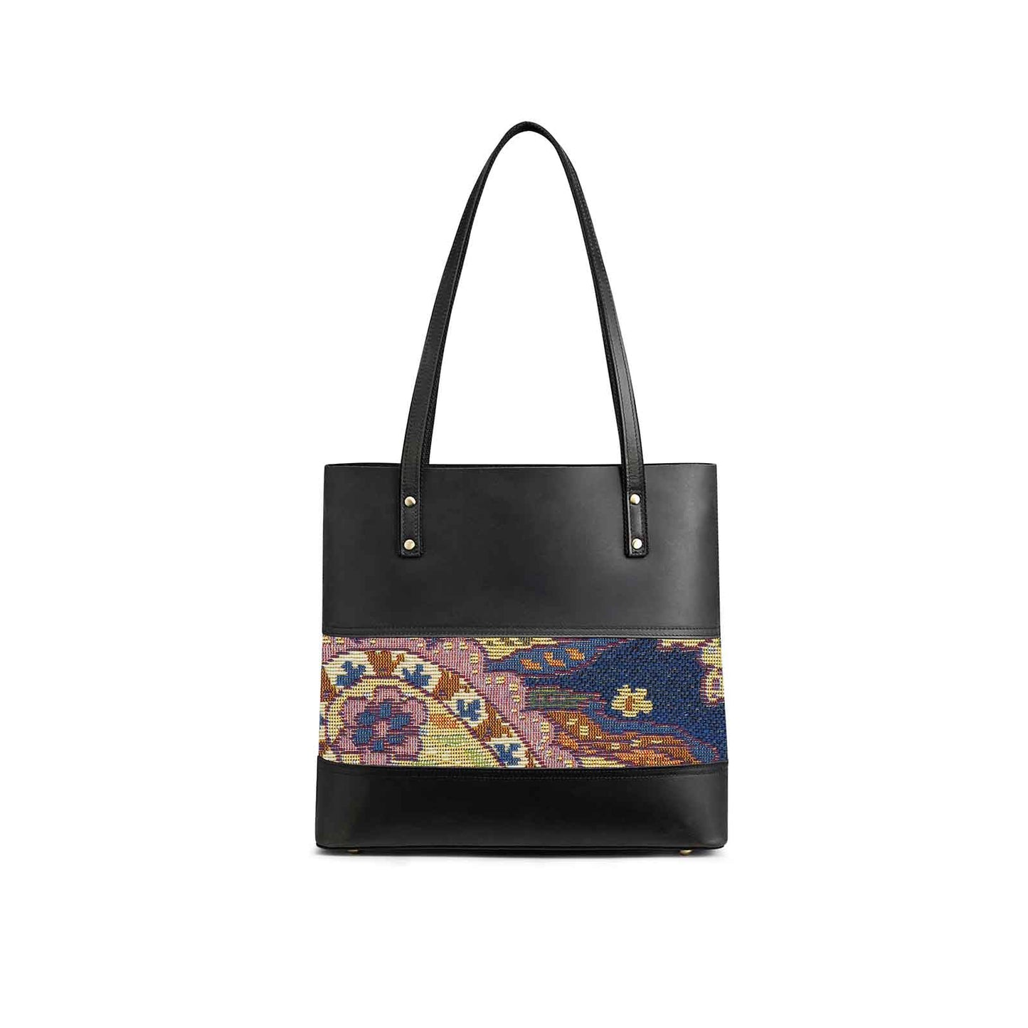 Genuine Leather Work Tote