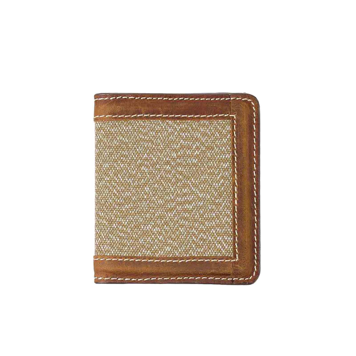Canvas Zipper Closer Wallet