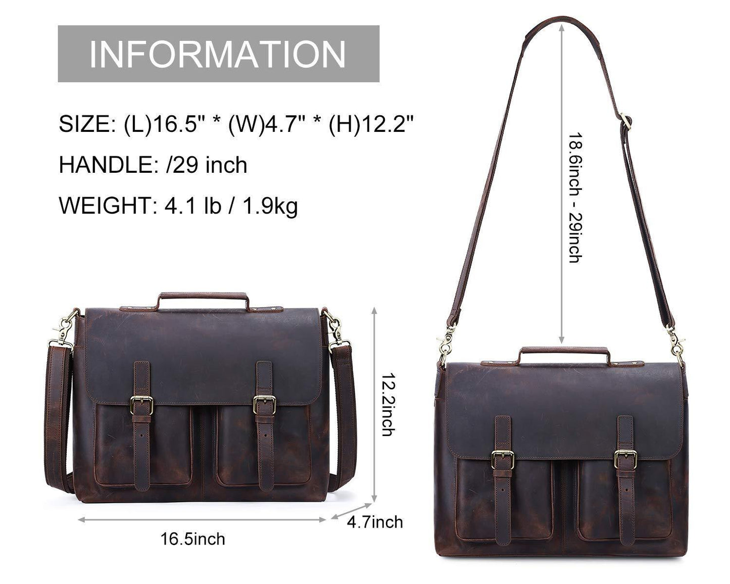 Genuine Leather Briefcase