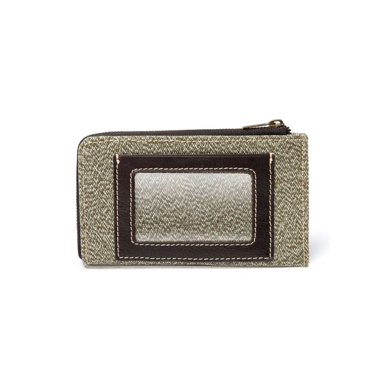 Canvas Zipper Closer Wallet