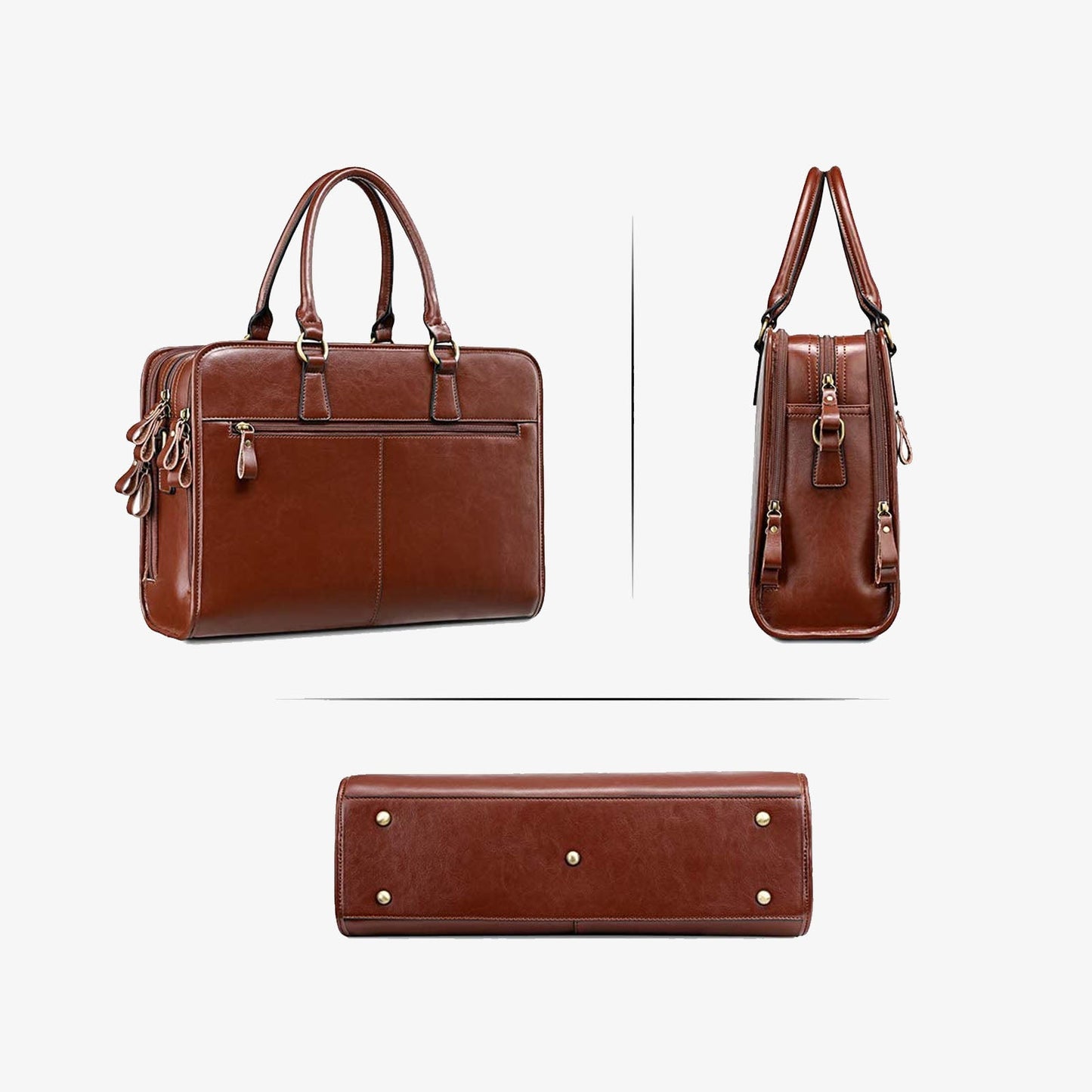 Genuine Leather Briefcase for Women