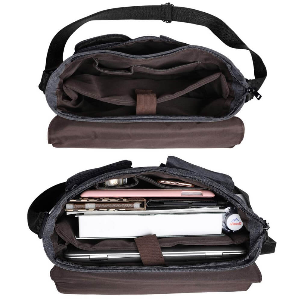Canvas Laptop Messenger Bag
