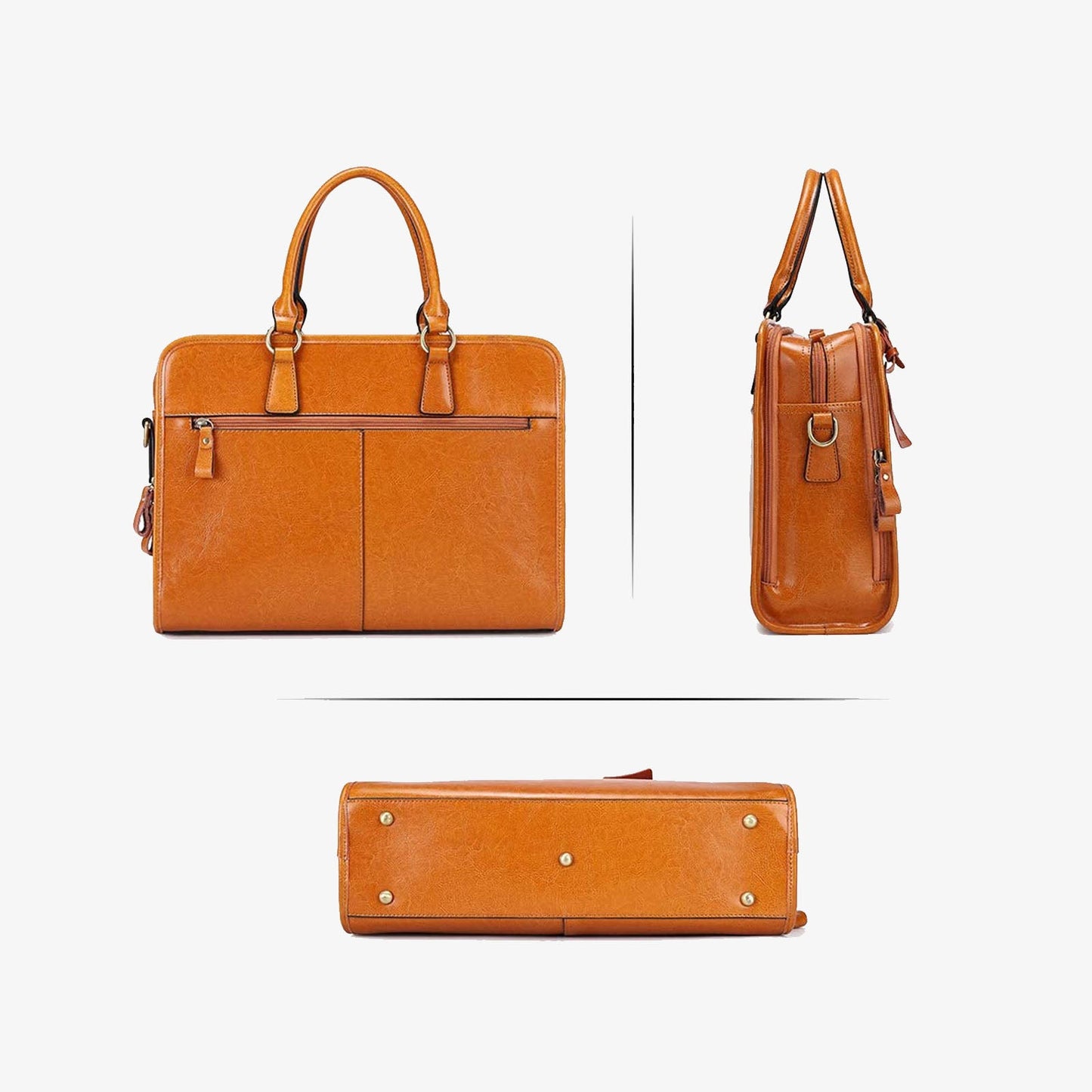 Genuine Leather Briefcase for Women