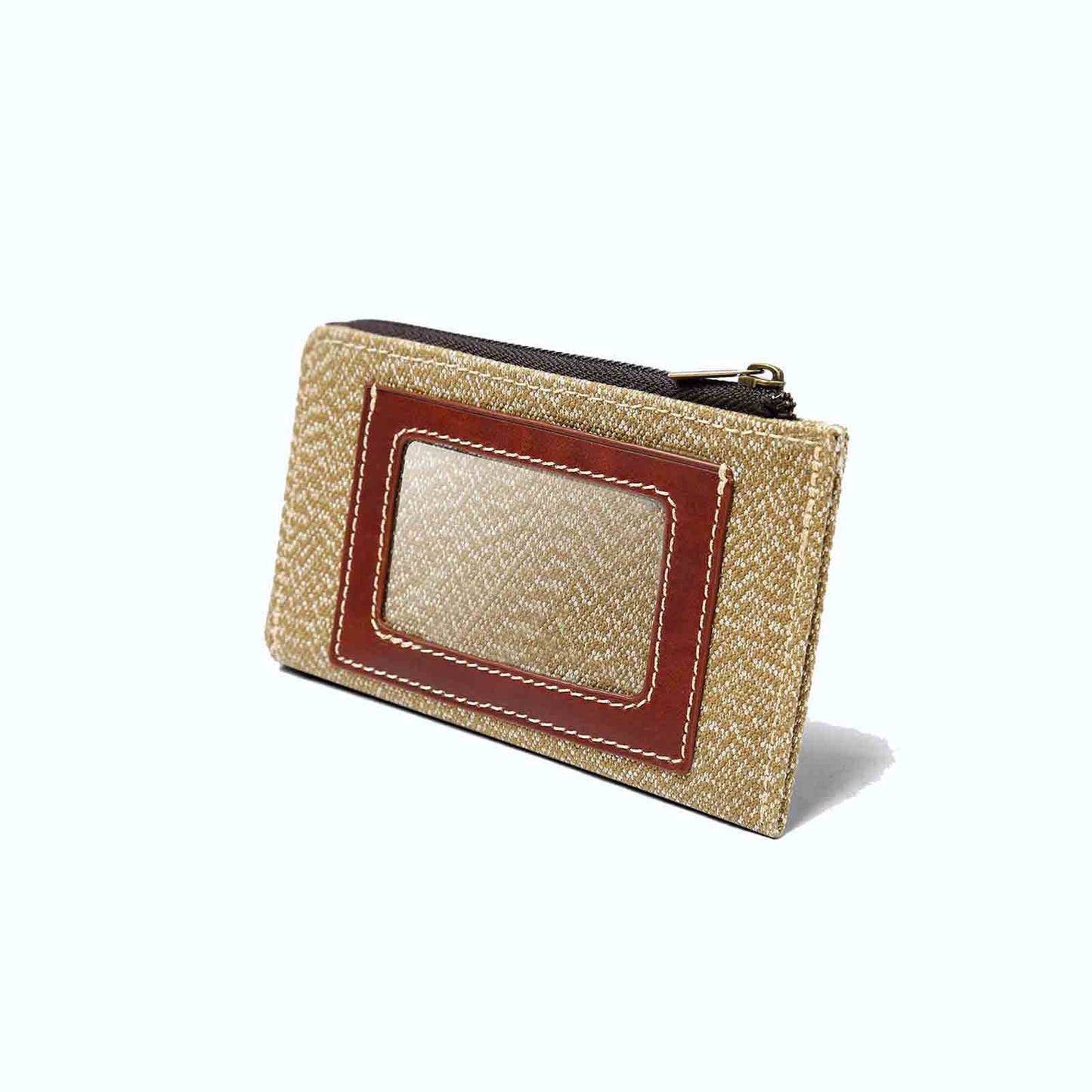 Canvas Zipper Closer Wallet