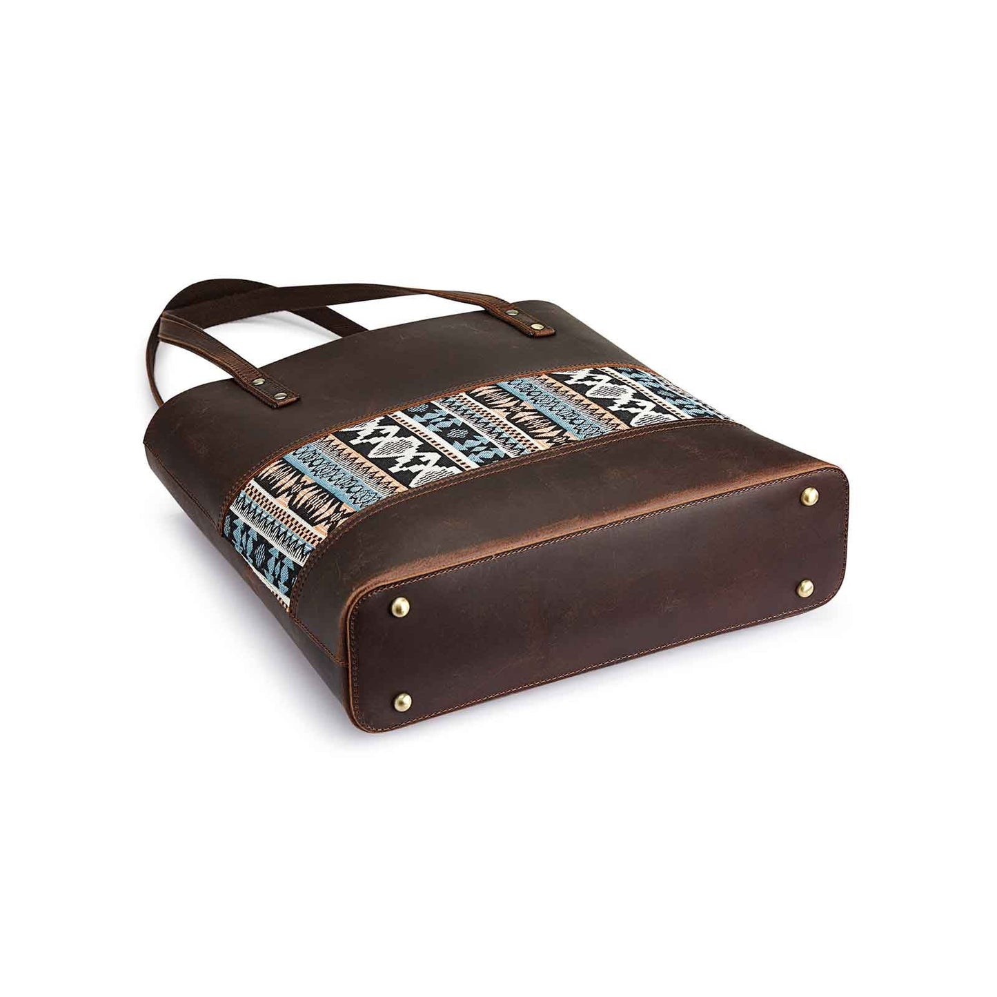 Genuine Leather Work Tote
