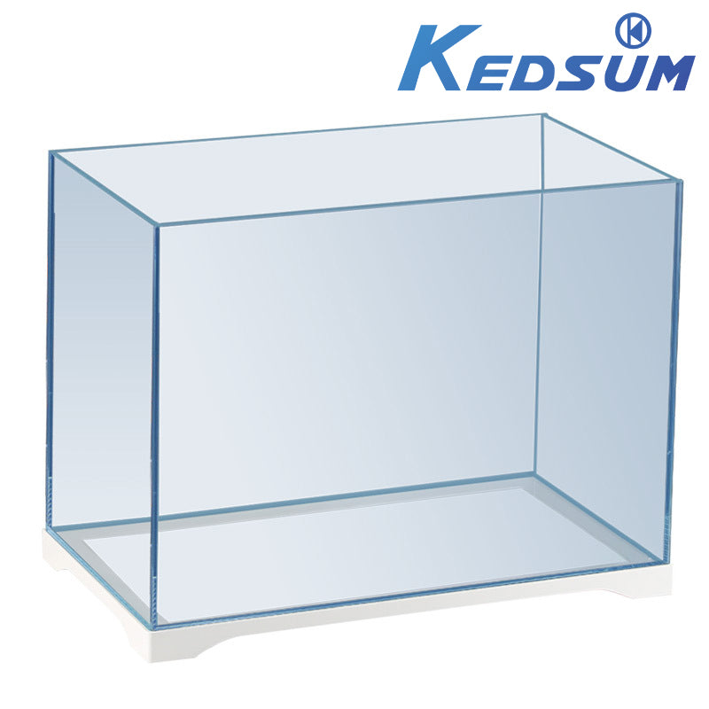 KEDSUM Indoor aquaria Fish tank small aquarium desktop glass living room landscaping water plant tank fighting fish tank turtle tank