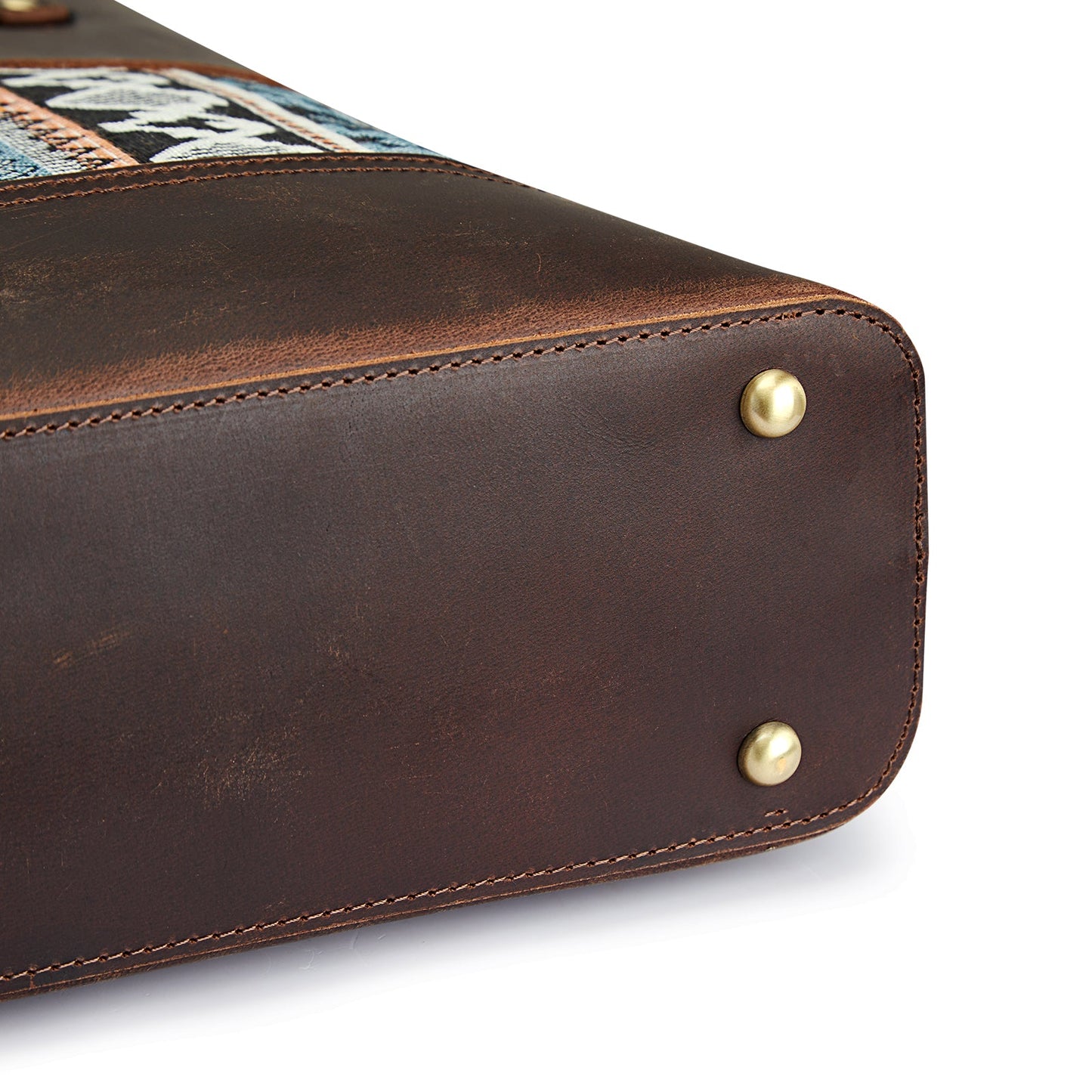 Genuine Leather Work Tote
