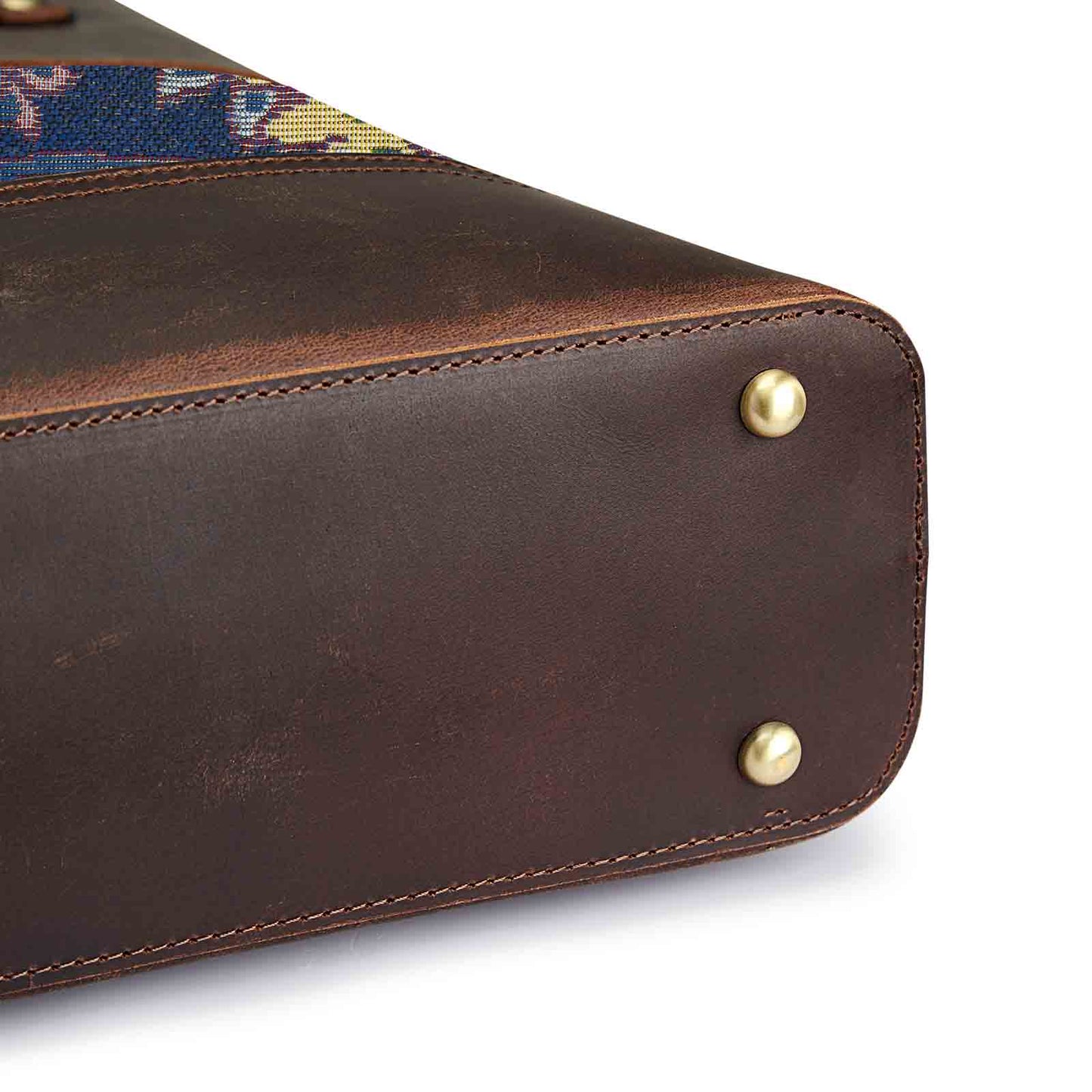 Genuine Leather Work Tote