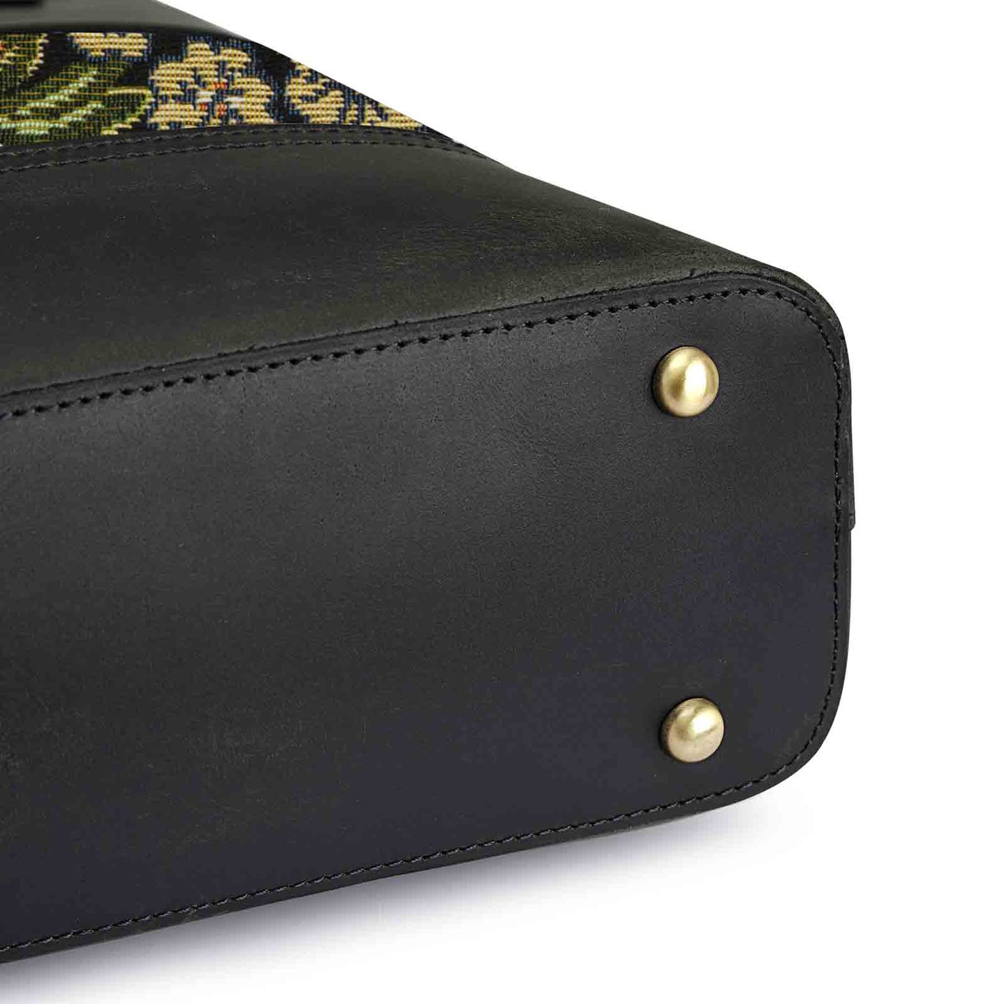 Genuine Leather Work Tote