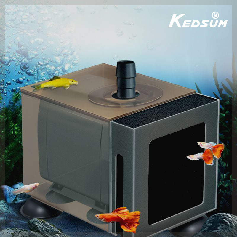 KEDSUM Water pump aquarium filter aquarium hoods small fish protection isolation isolation cover