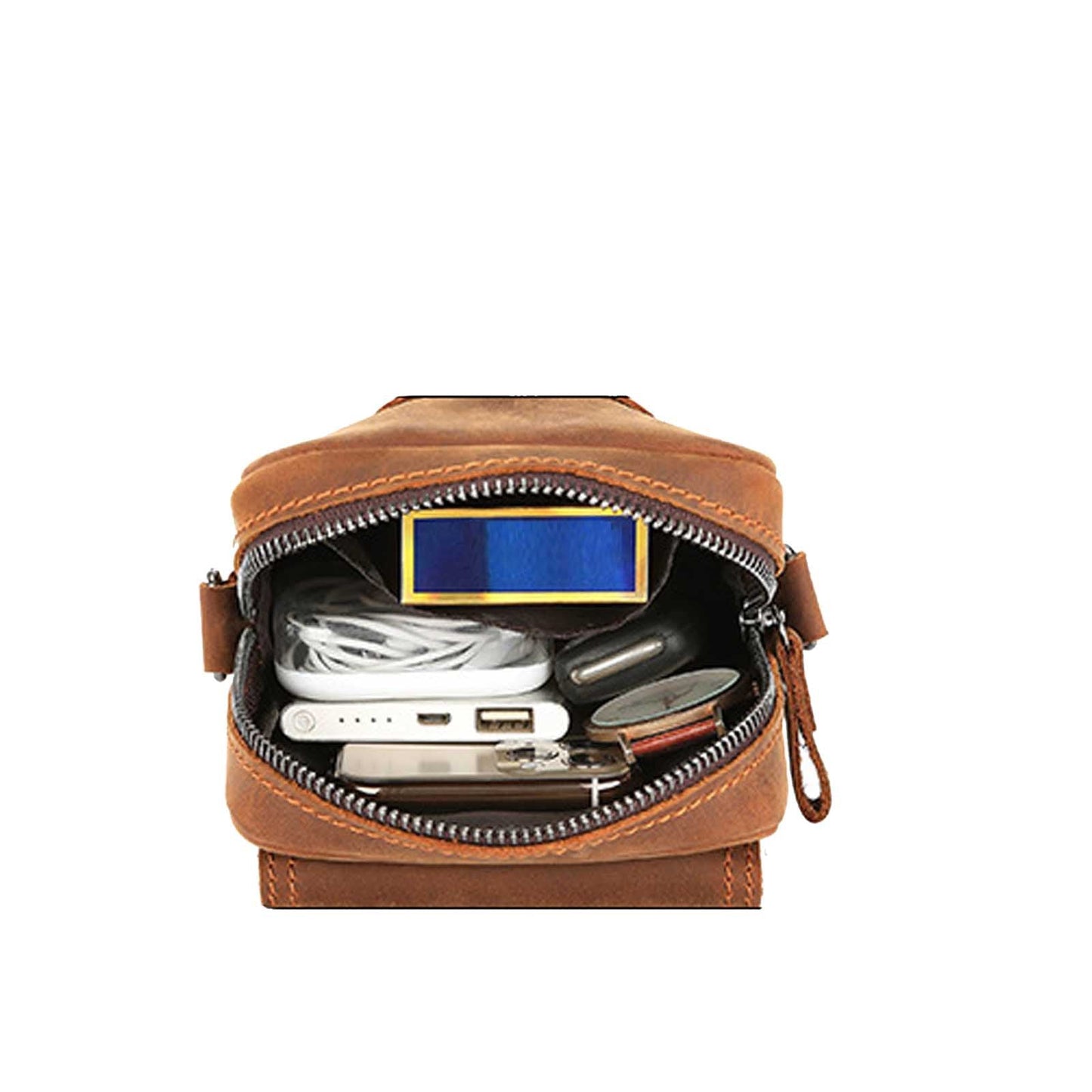 Genuine Leather Cellphone Belt Bag