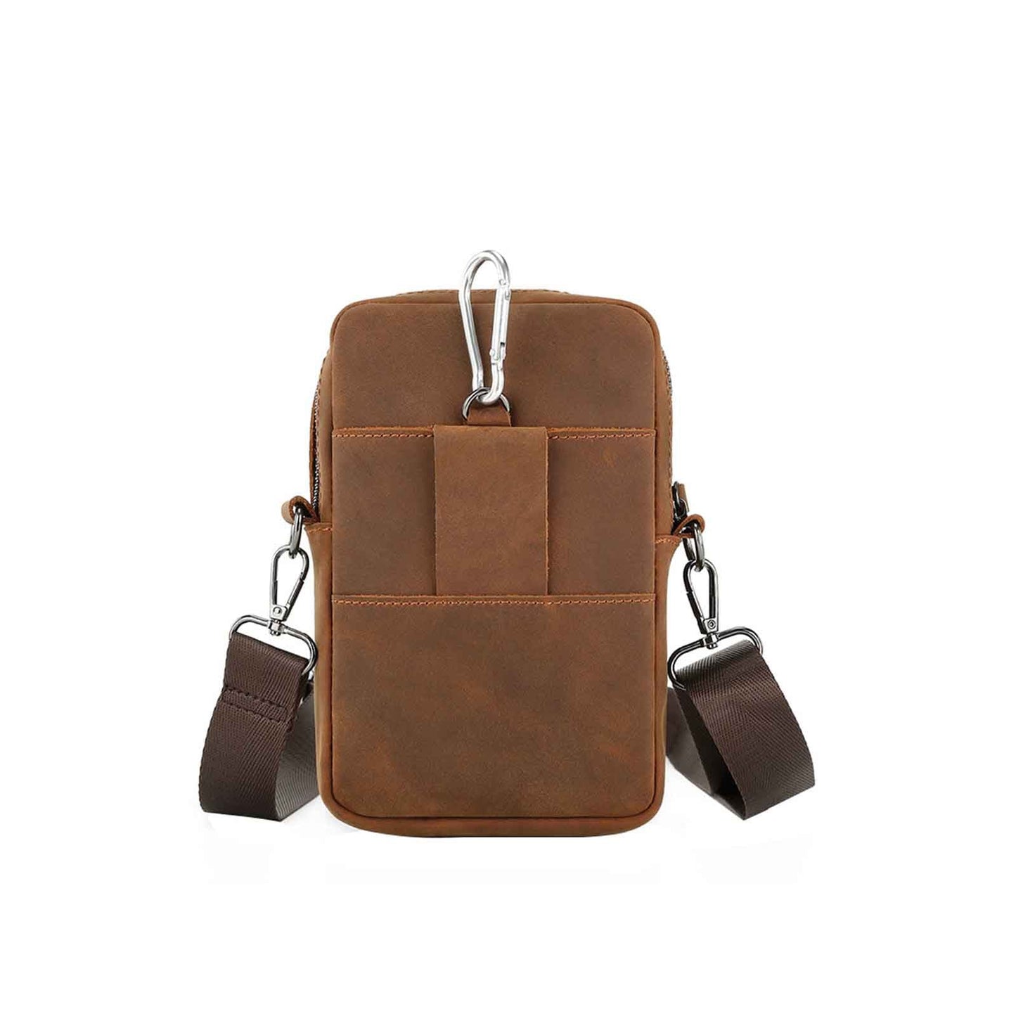 Genuine Leather Cellphone Belt Bag