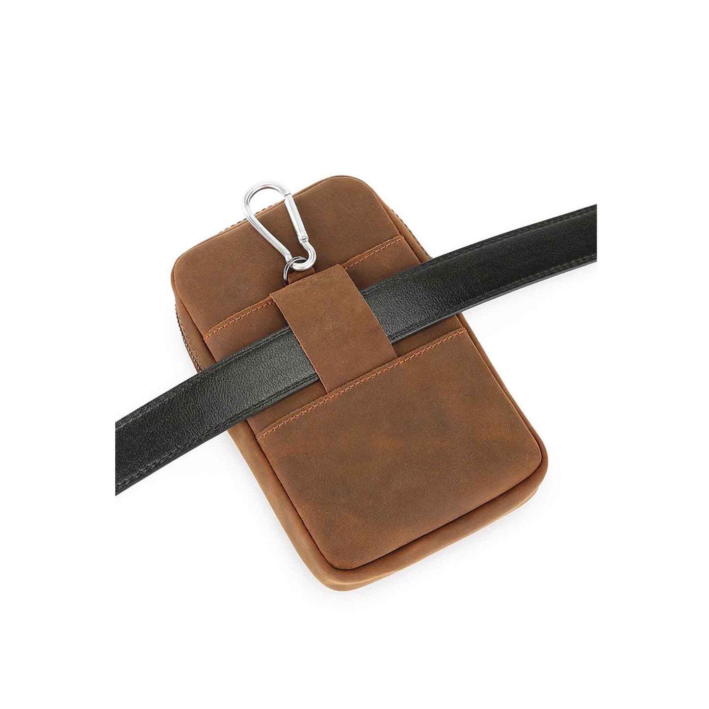 Genuine Leather Cellphone Belt Bag