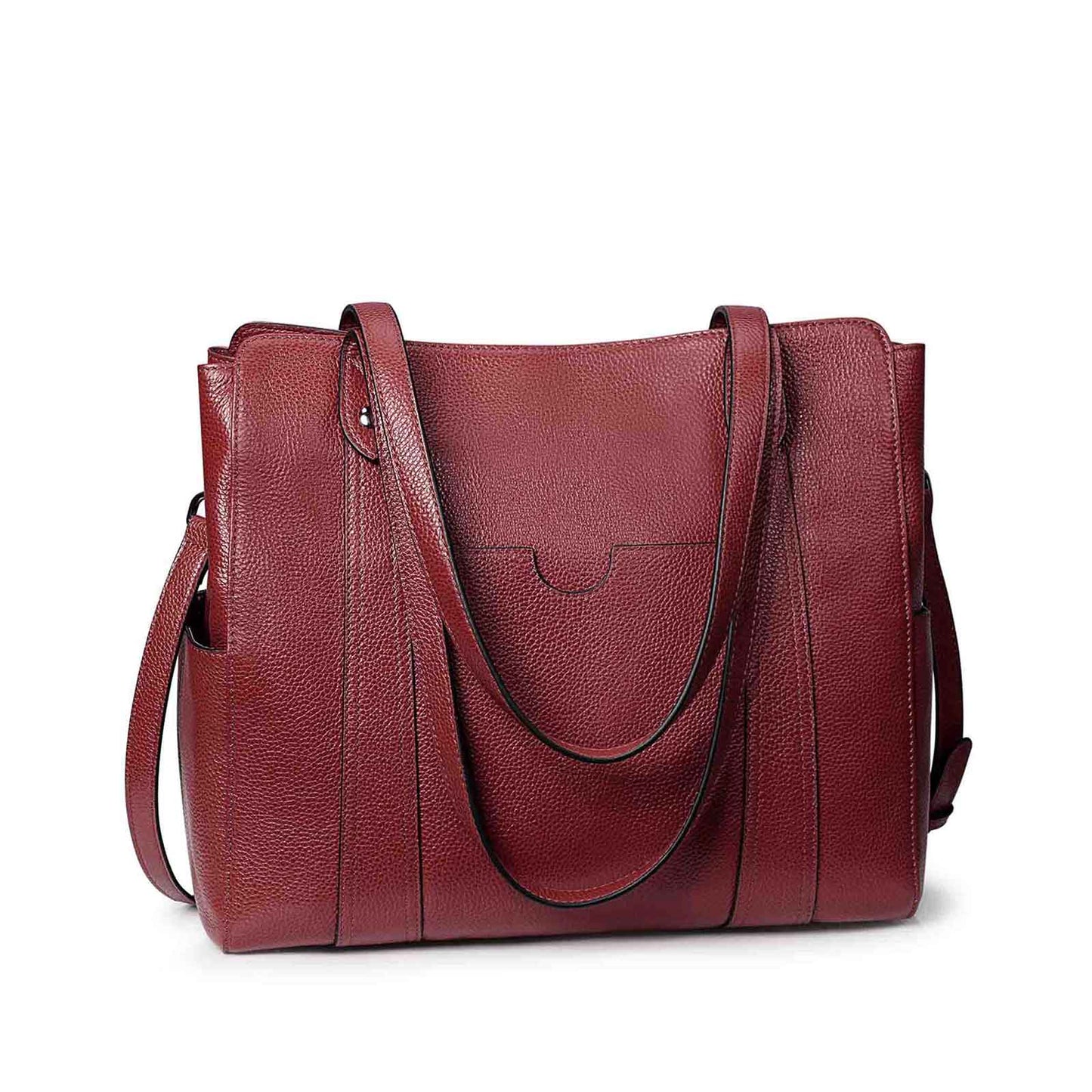 Genuine Leather Work Tote