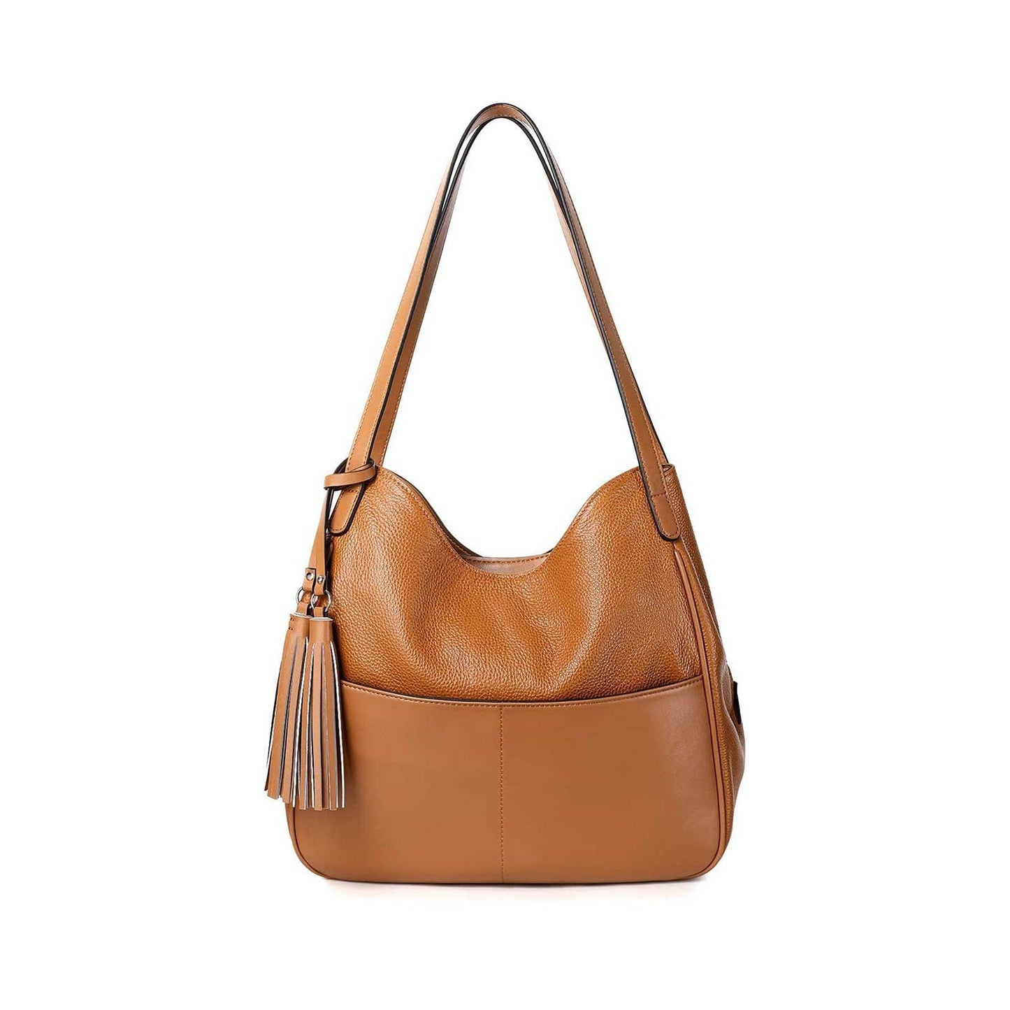 Hobo Tote Bag with Tassel