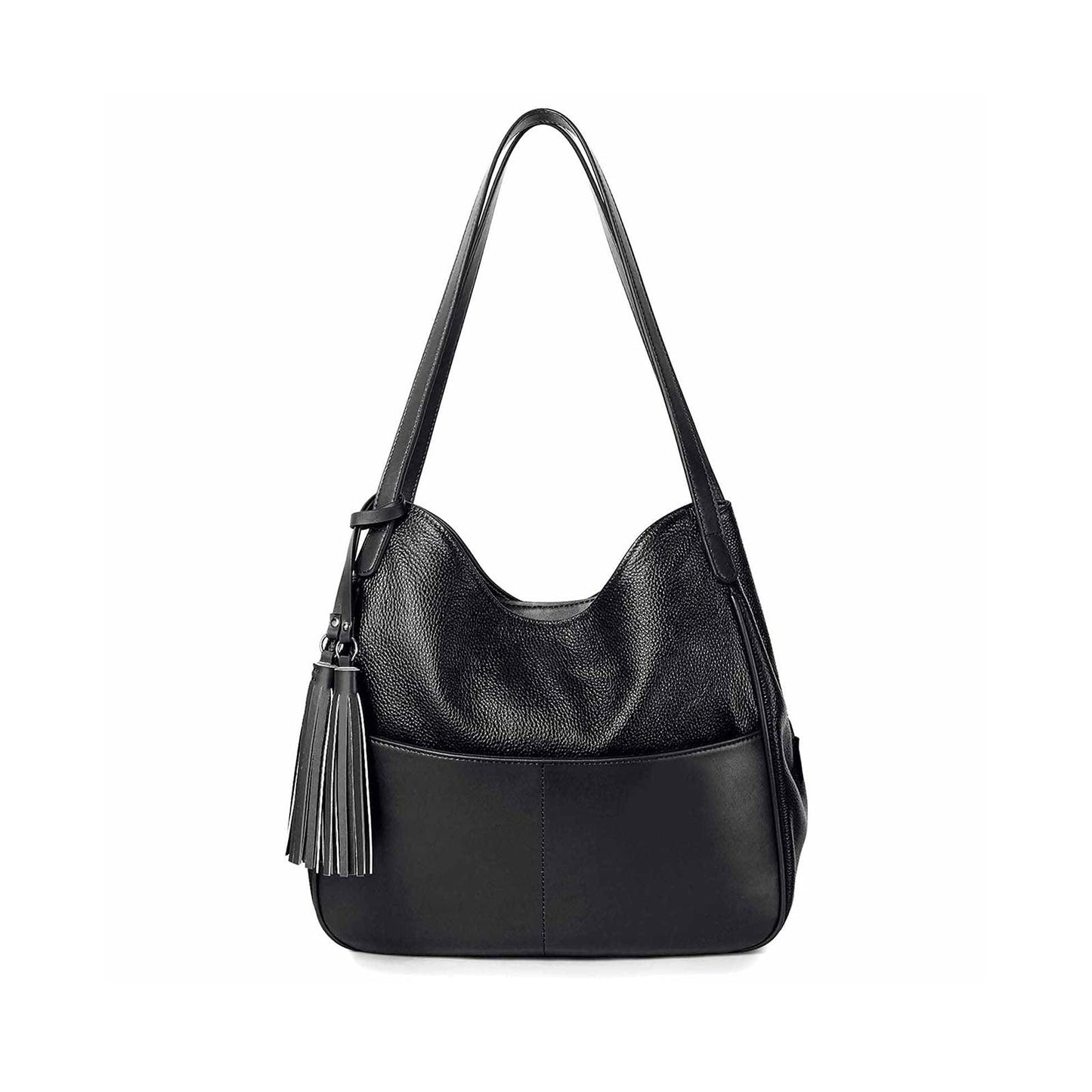 Hobo Tote Bag with Tassel