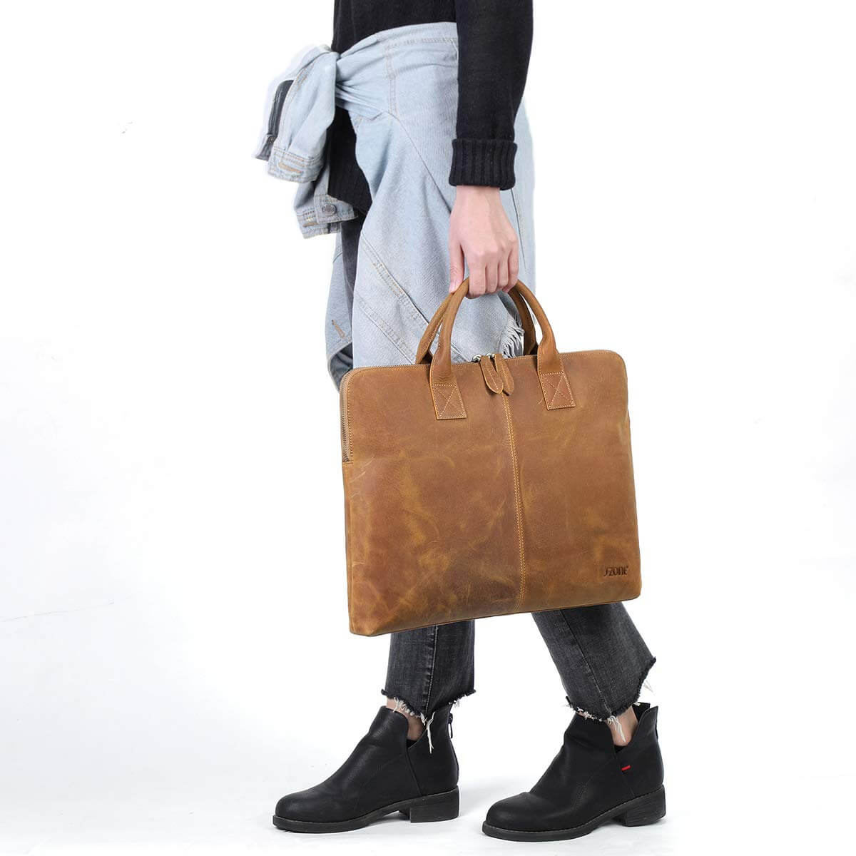 Genuine Leather Laptop Briefcase