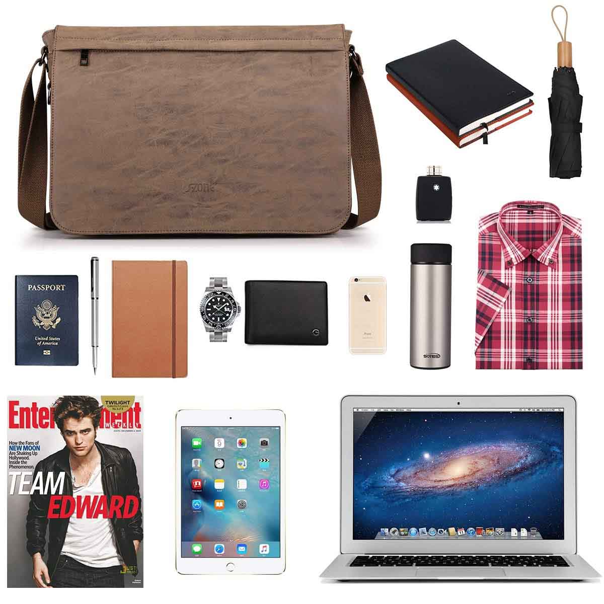 Canvas Laptop Messenger Bag