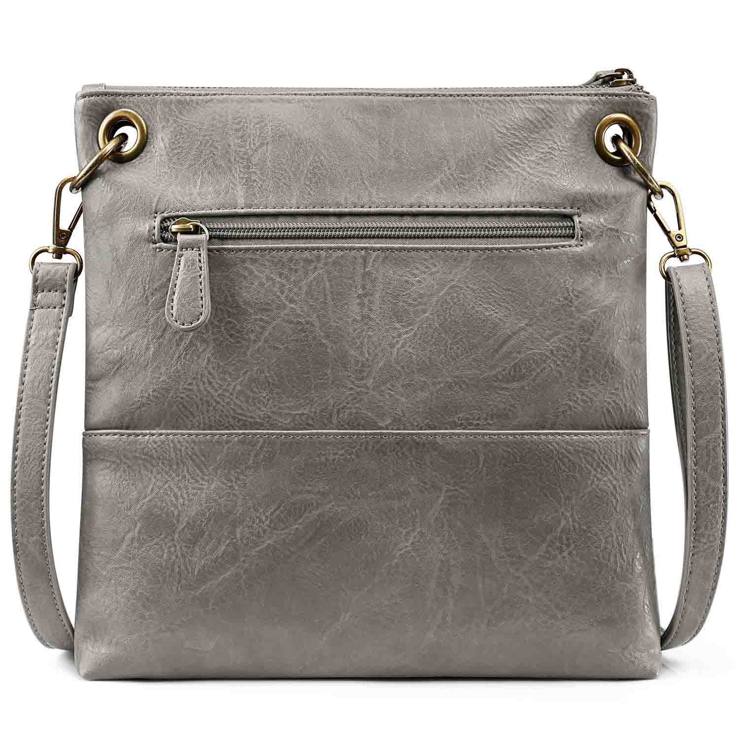 Canvas PU Leather Crossbody Bag