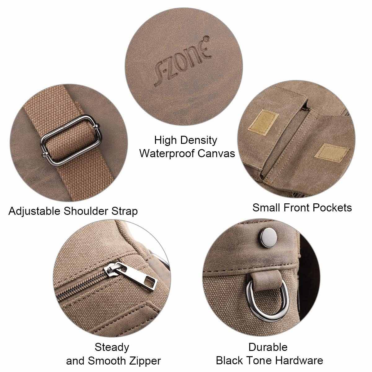 Canvas Laptop Messenger Bag