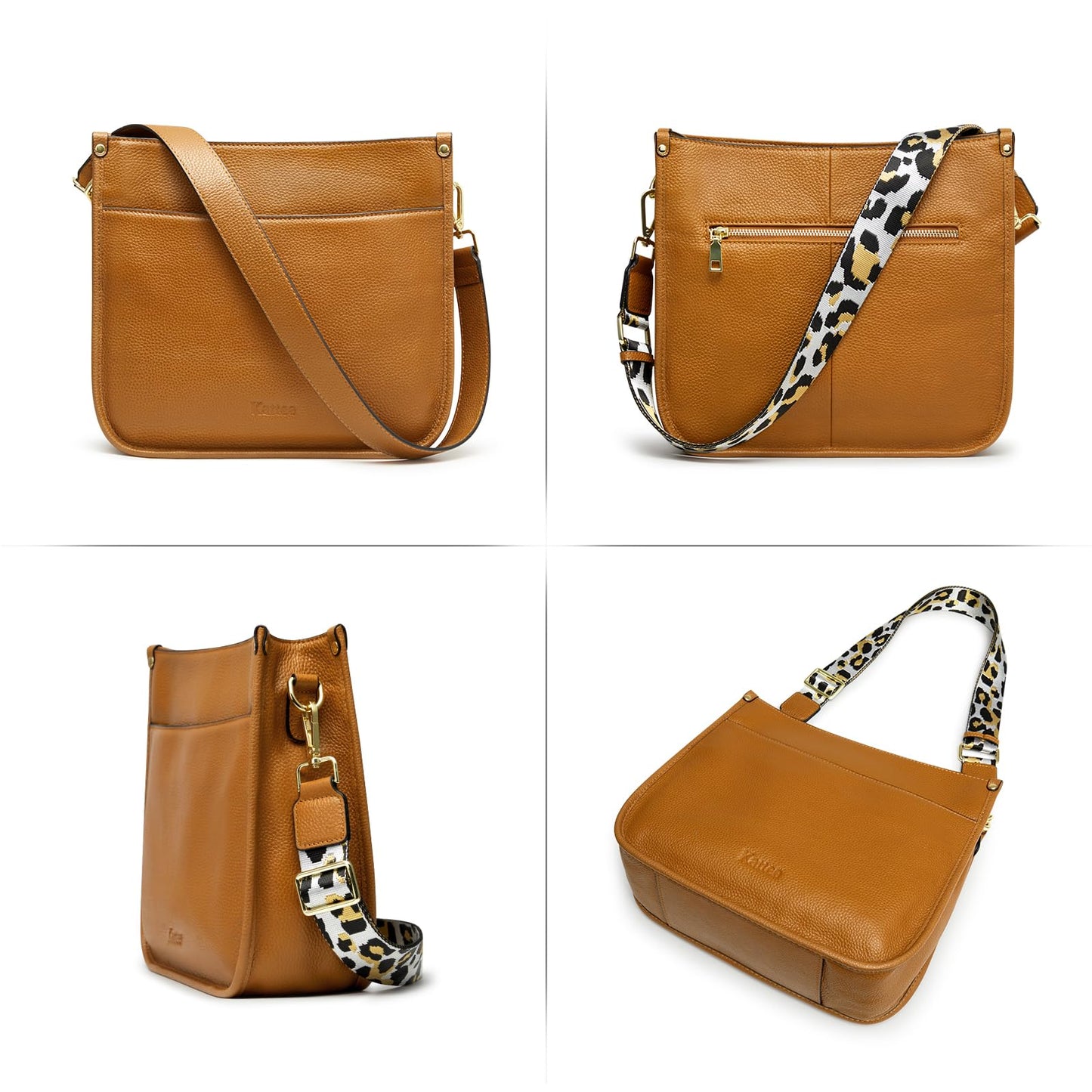 Fashion Soft Leather Bucket Bag