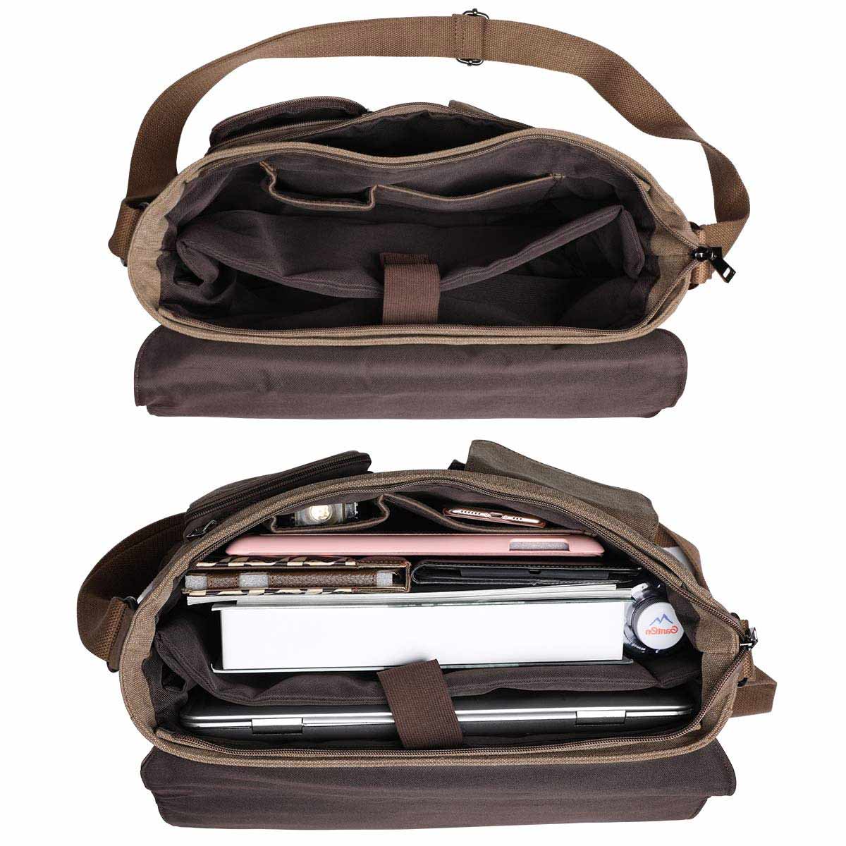 Canvas Laptop Messenger Bag