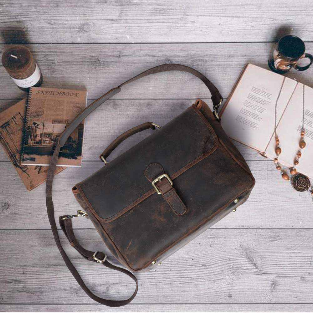 Genuine Leather Camera Bag