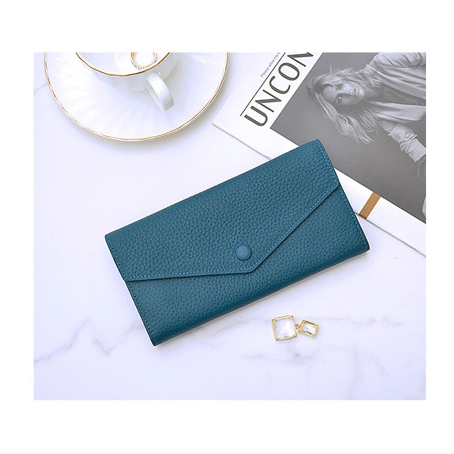 Genuine Leather Envelop Wallet