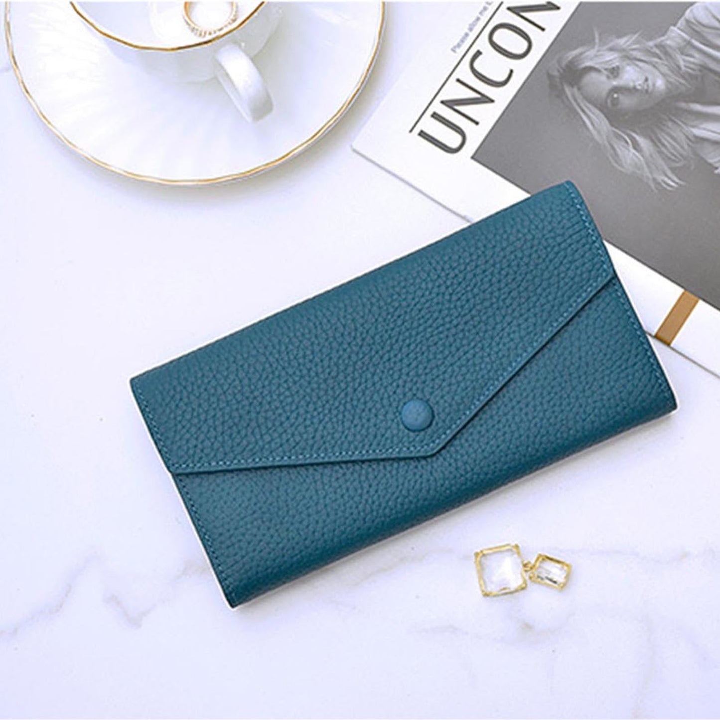 Genuine Leather Envelop Wallet