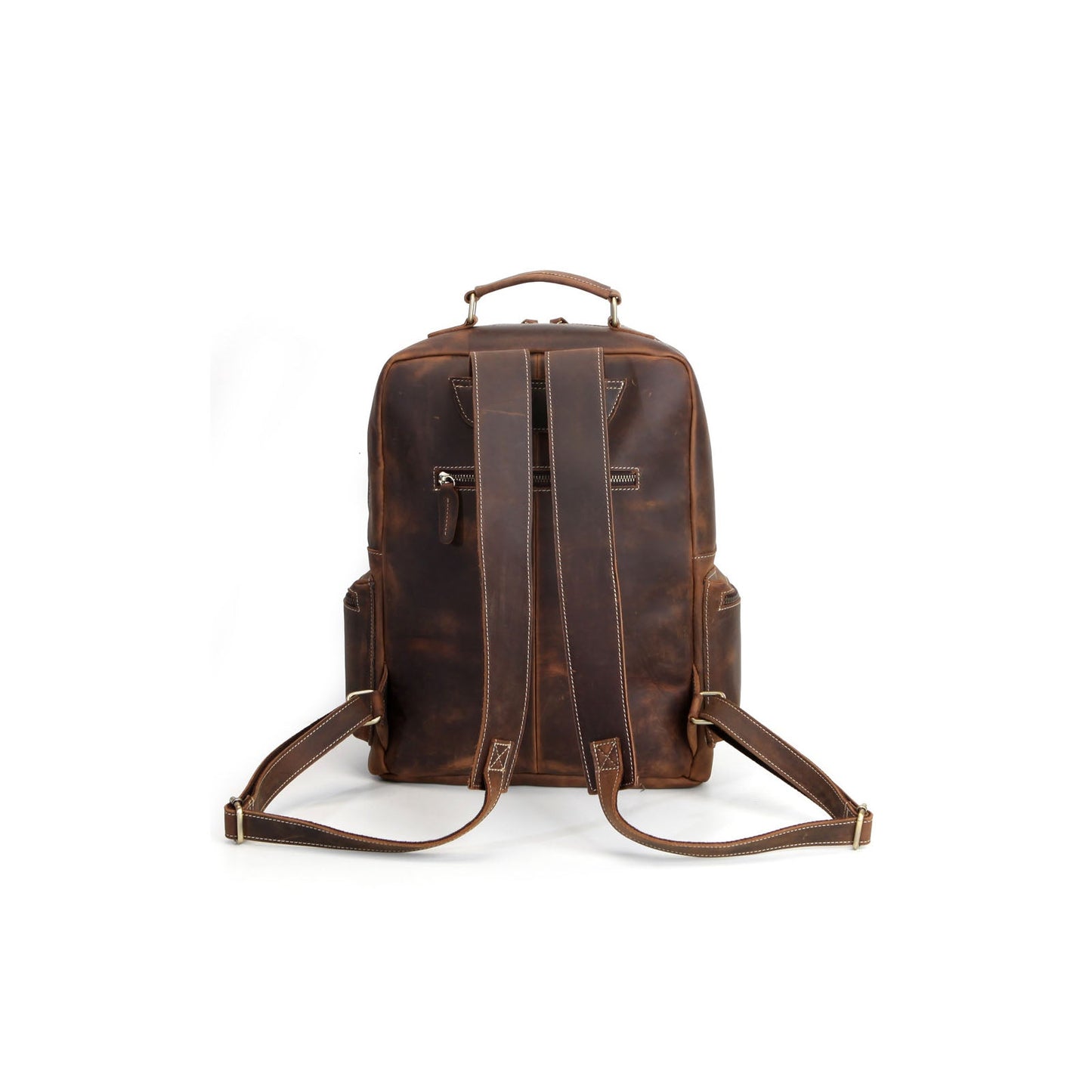 Clyde Full grain Leather Backpack