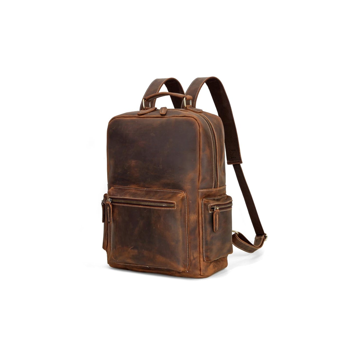 Clyde Full grain Leather Backpack