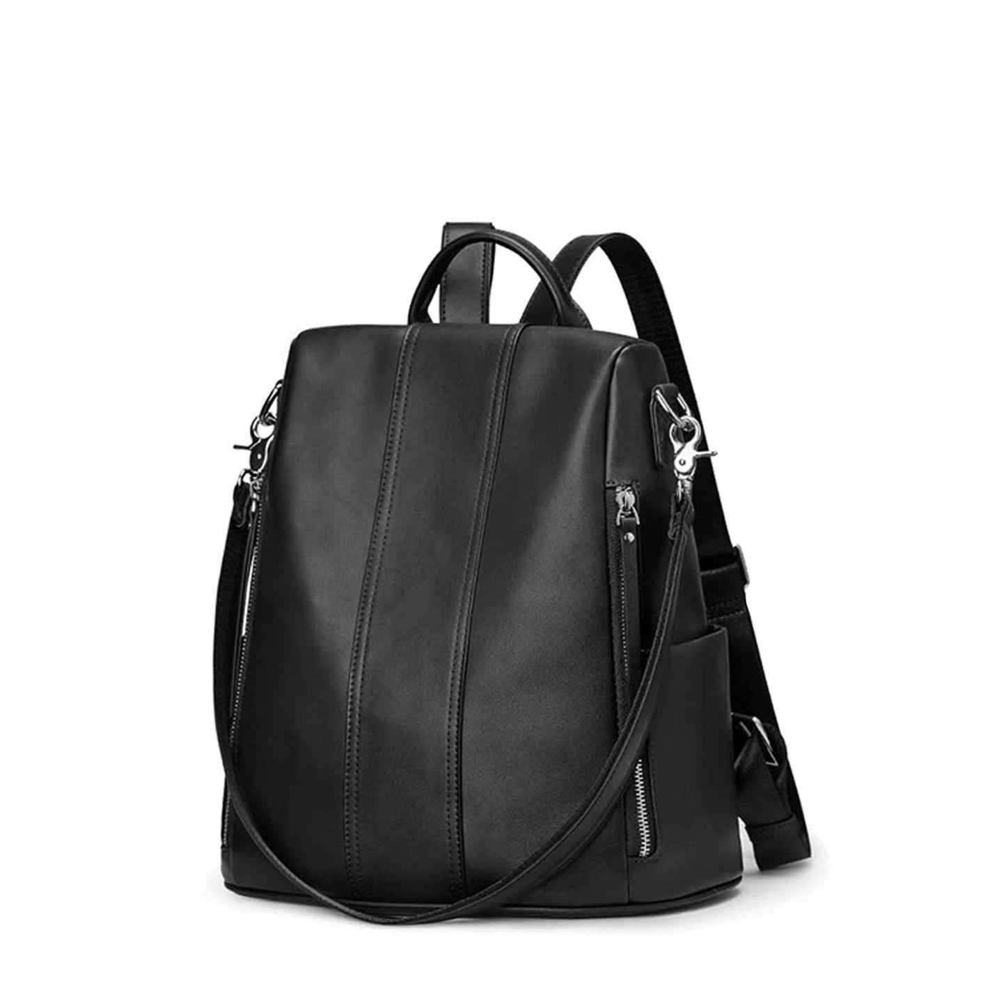 women leather backpack