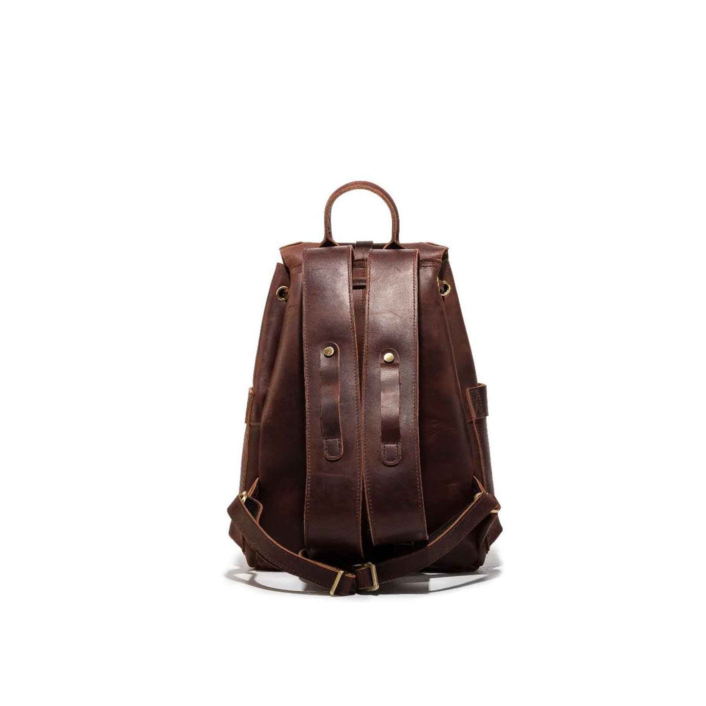 Big Vintage Travel Backpack With Flip